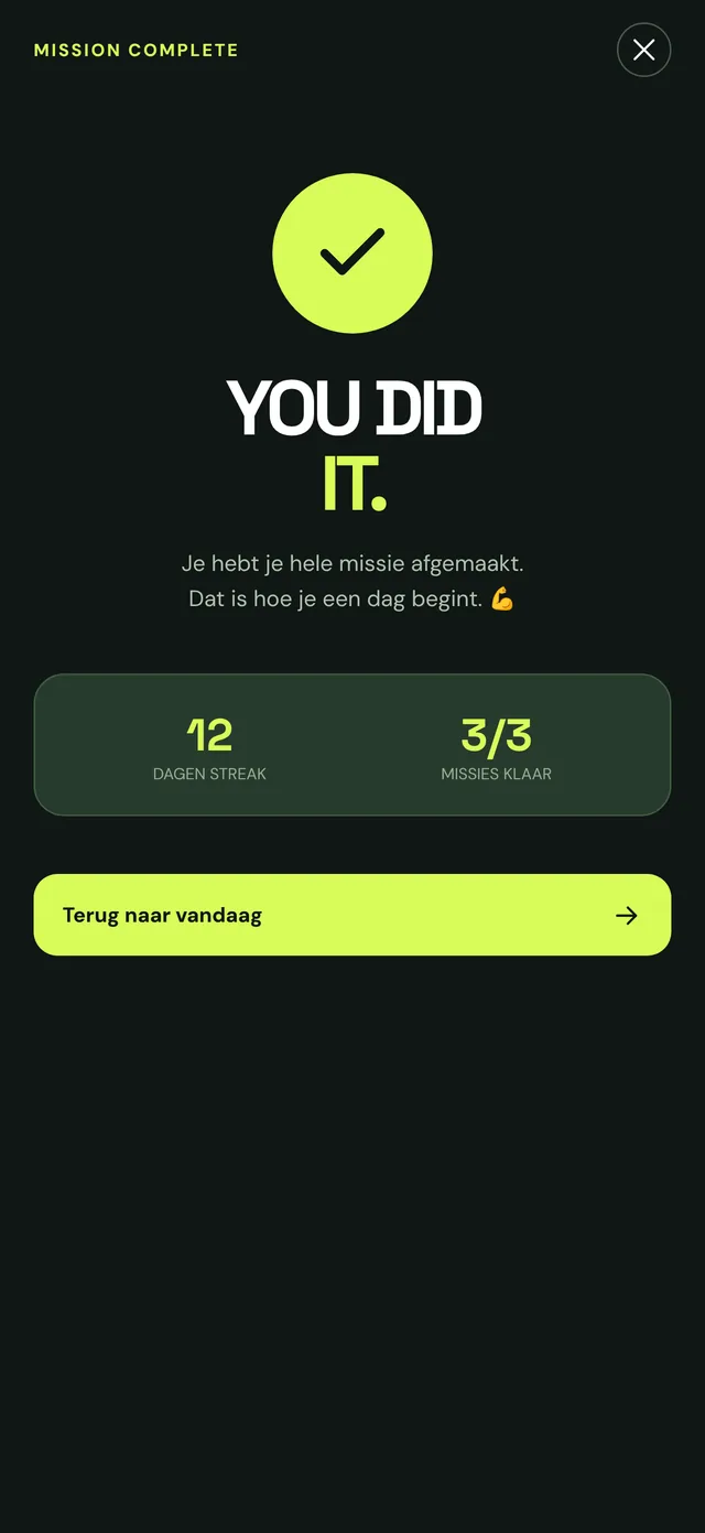 Missie geslaagd